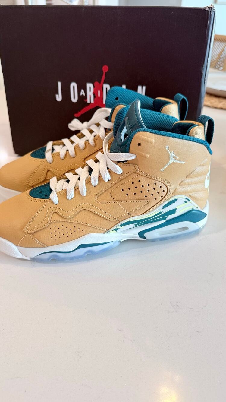 Nike Air Jordan MVP GS Twine Geode Teal Size 6Y Women’s 7.5 NEW W/ Box